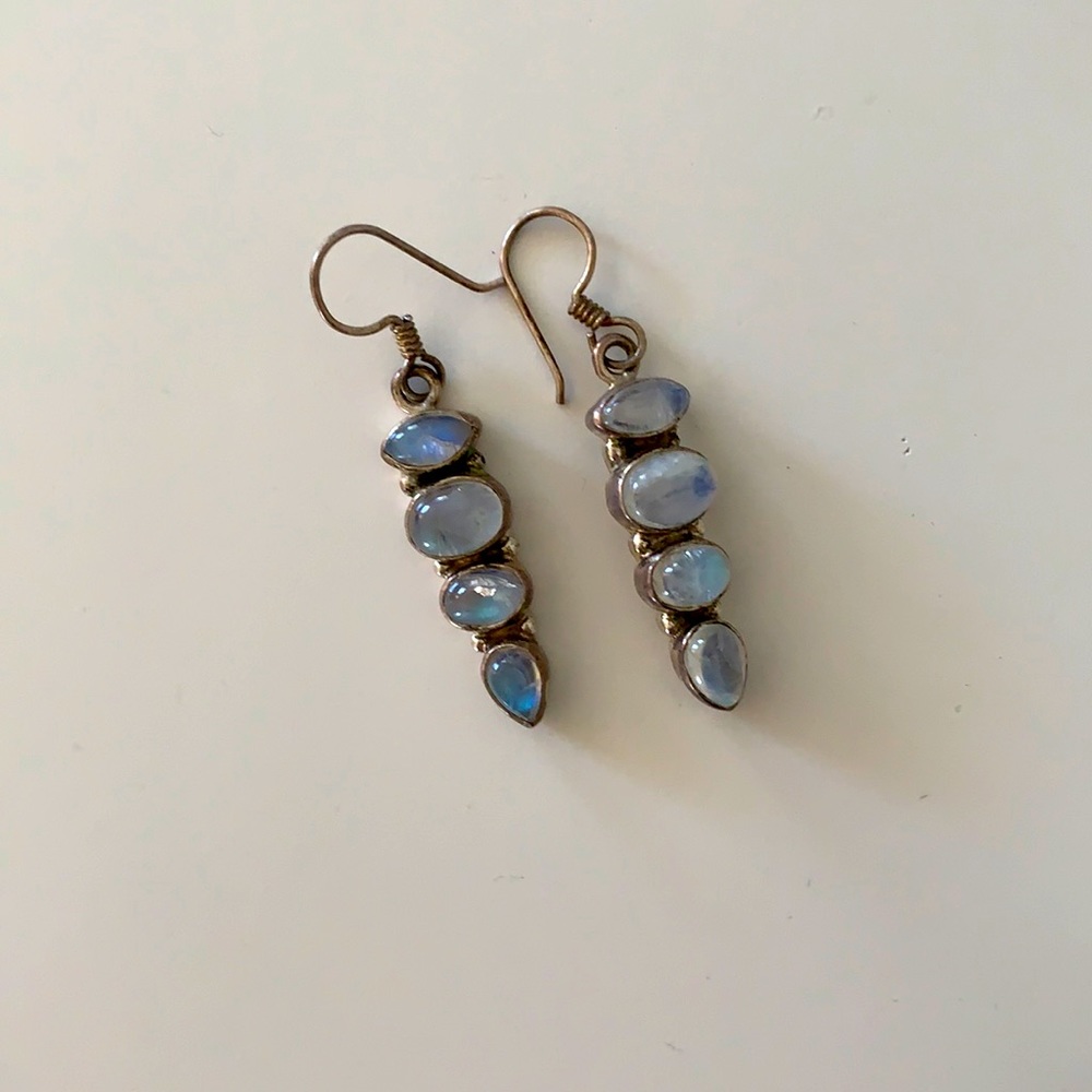 Iridescent earrings